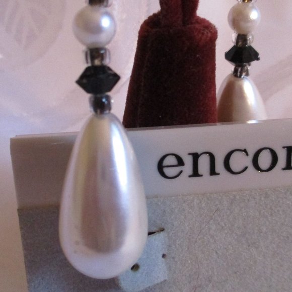 ENCORE PEARL BEADED EARRINGS – NWT - Picture 7 of 8